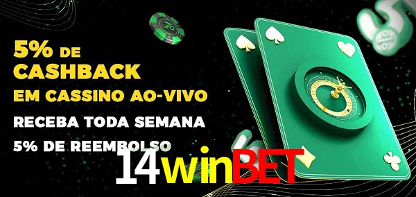 Promoções do cassino ao Vivo 14winbet